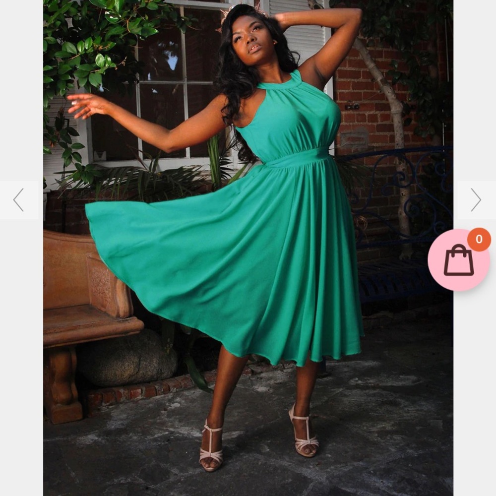 NWT Maybelle Swing Dress in Jade PUG